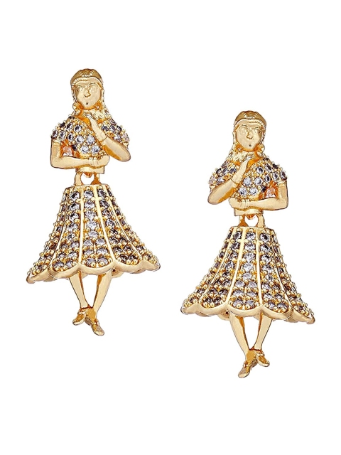

Mallepula Gold-Plated Buttabomma Drop Earrings