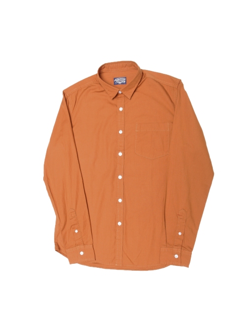 

Flying Machine Men Rust Regular Fit Solid Casual Shirt