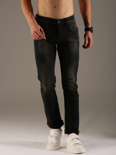 

Flying Machine Men Blue Micheal Slim Fit Mid-Rise Clean Look Stretchable Jeans