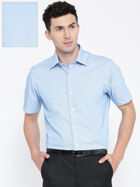 

Arrow Men Blue & White Regular Fit Checked Formal Shirt