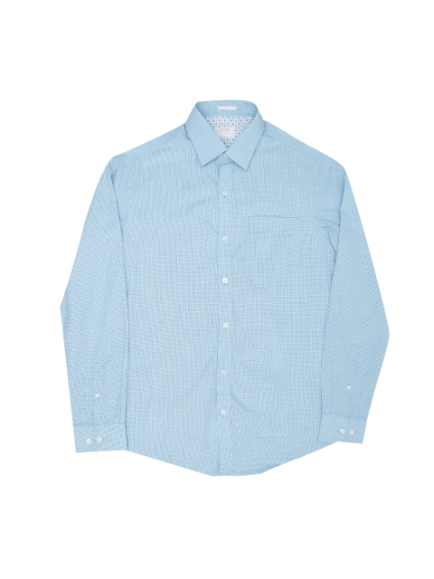 

Arrow Men Blue Slim Fit Checked Formal Shirt