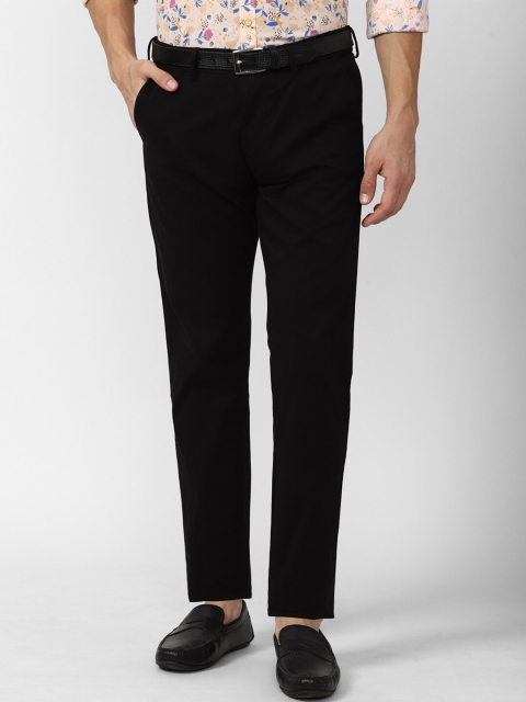 

Peter England Casuals Men Black Slim Fit Trousers