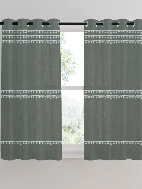 

HOMEMONDE Sheer Window Curtains, Grey