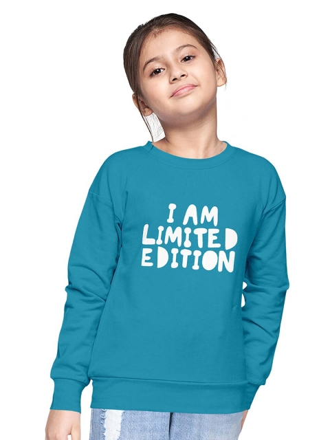 

FUNKRAFTS Girls Printed Sweatshirt, Blue
