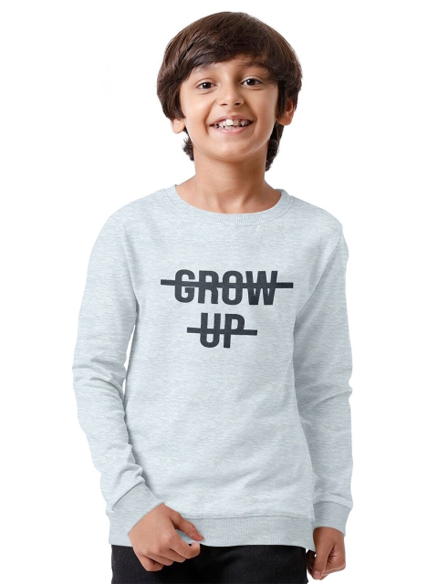 

FUNKRAFTS Boys Printed Sweatshirt, Grey