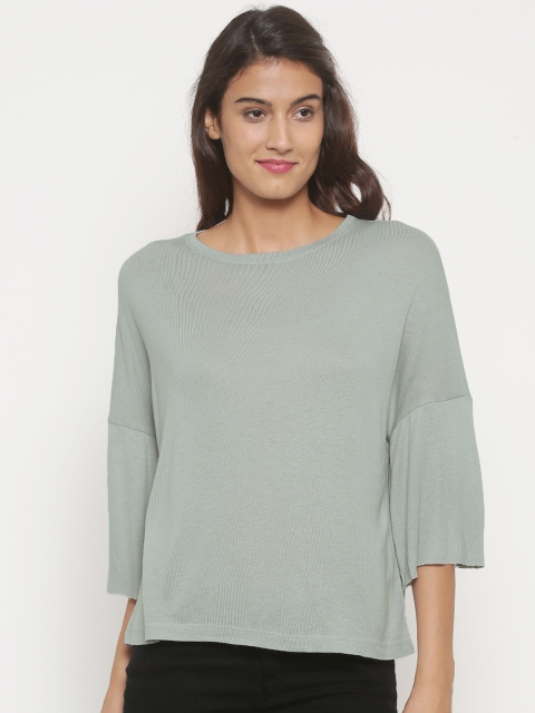 

pink woman Women Grey Solid Top