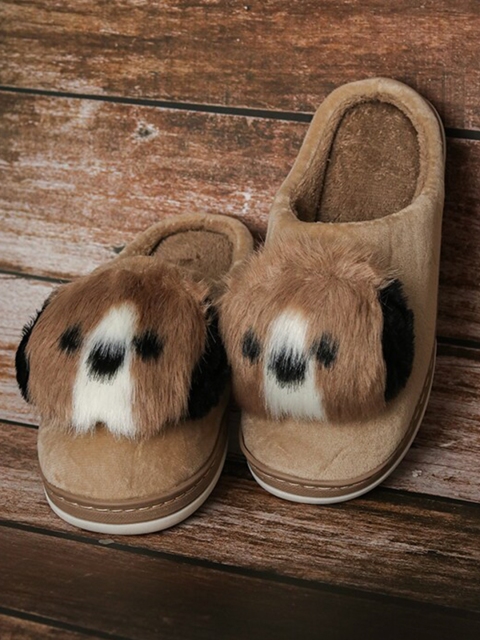 

Brauch Women Tan Fur Room Slippers