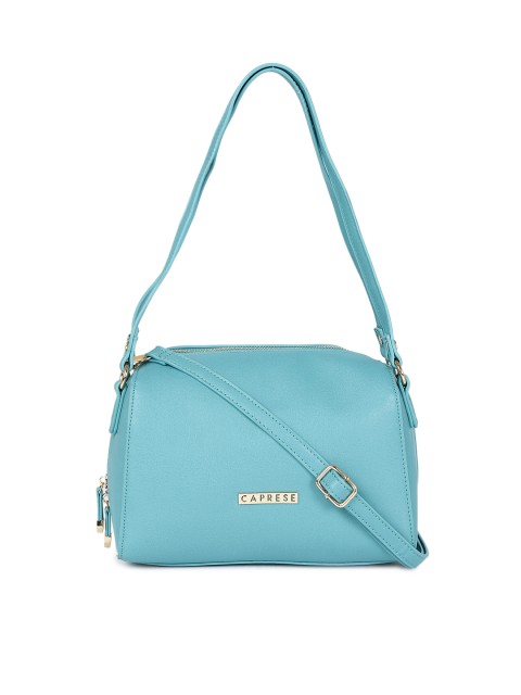 

Caprese Blue Solid Shoulder Bag