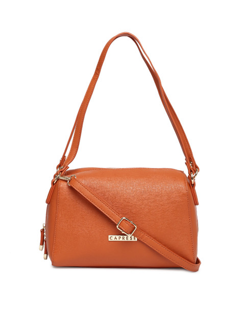 

Caprese Orange Solid Shoulder Bag