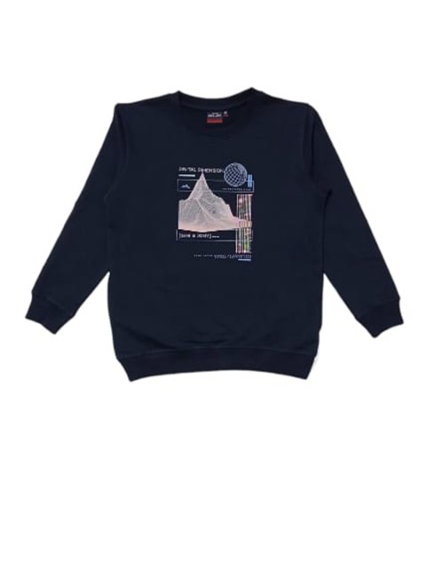 

Gini and Jony Boys Printed Sweatshirt, Black