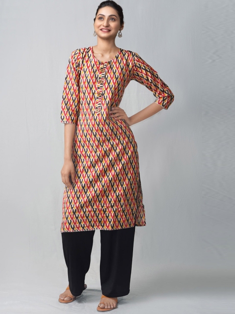 

Unnati Silks Women Ethnic Motifs Kurta, Black