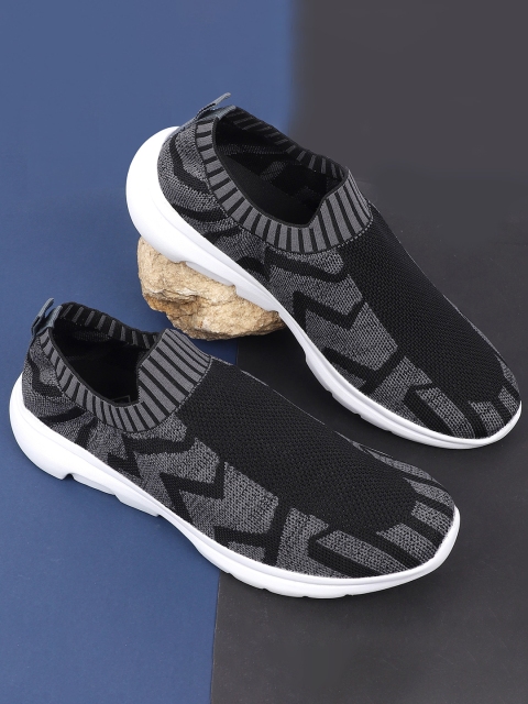 

TPENT Men Woven Design Slip-On Sneakers, Assorted