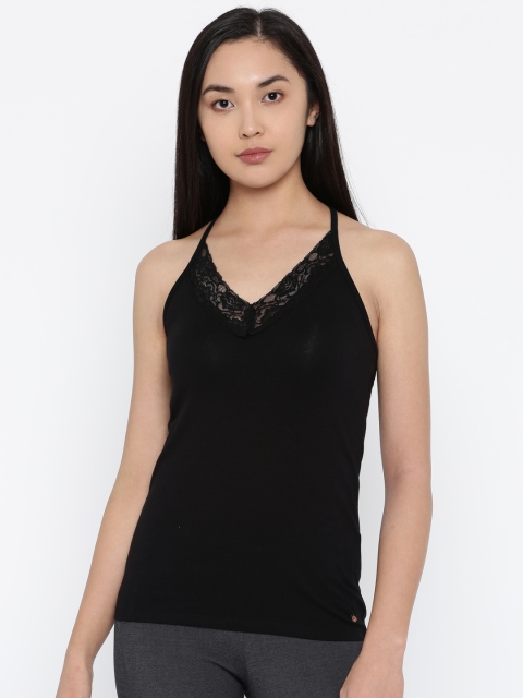 

ONLY Women Black Solid Tank Top