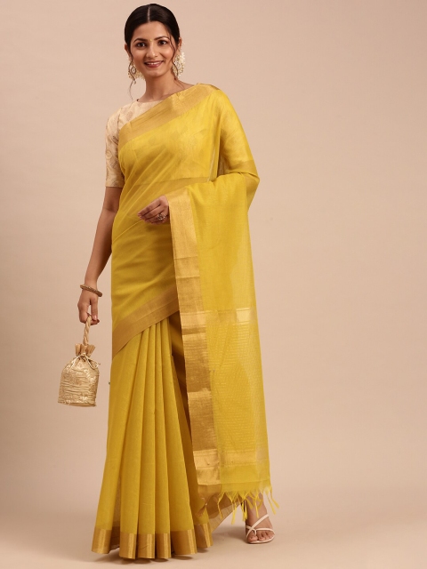 

Ramraj Zari Saree, Yellow