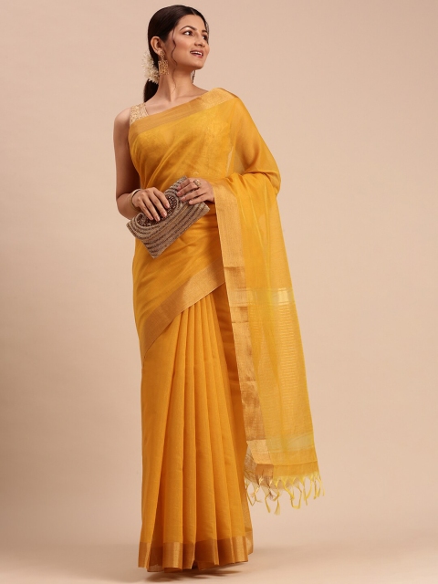 

Ramraj Zari Saree, Yellow