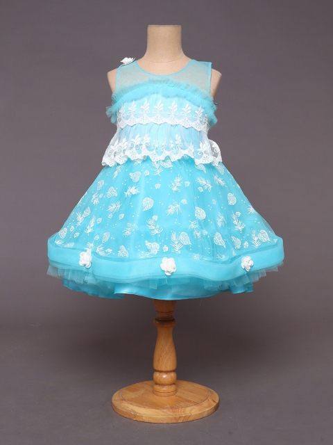 

The Magic Wand Girls Net Dress, Blue