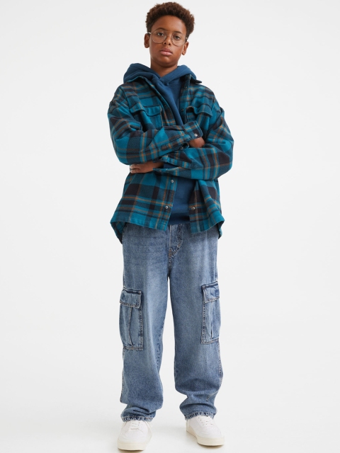 

H&M Boys Denim Joggers, Blue