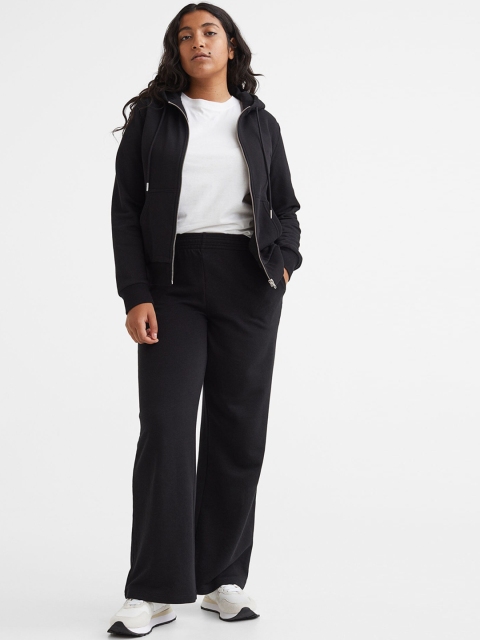 

H&M Women Straight Sweatpants, Black