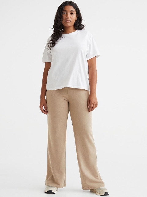 

H&M Women Straight Sweatpants, Beige