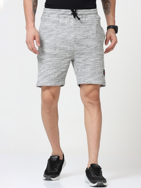 

Masculino Latino Plus Men Mid-Rise Regular Fit Shorts, Grey melange