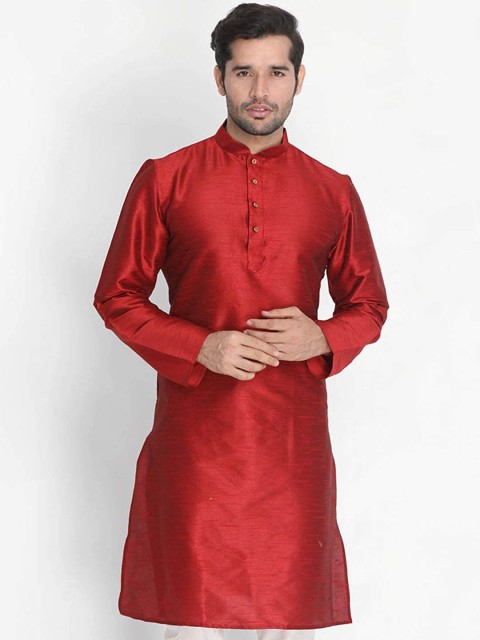 

ROYAL KURTA Men Kurta, Maroon