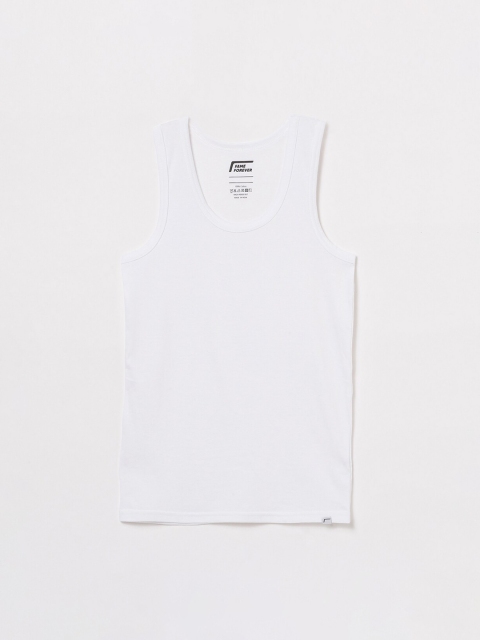 

Fame Forever by Lifestyle Boys Solid Cotton Innerwear Vest, White