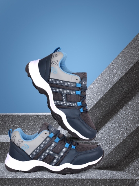 

CLYMB Men Blue Mesh Running Non-Marking Shoes