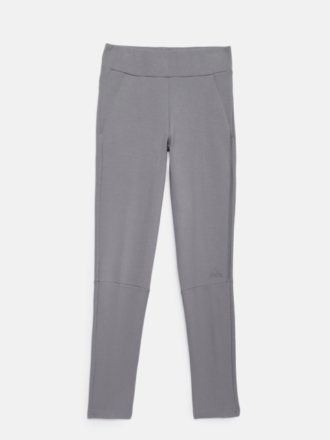 

ADIDAS Girls Grey ZNE PT 2.0 Solid Track Pants