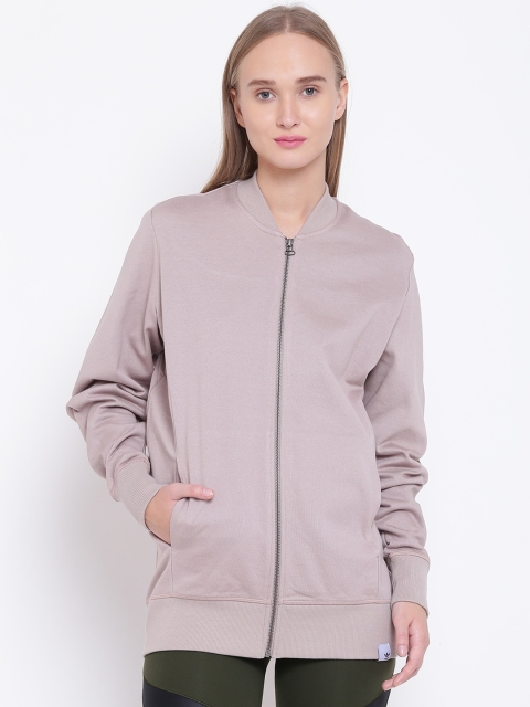 

Adidas Originals Women Beige XBYO Track Solid Sweatshirt