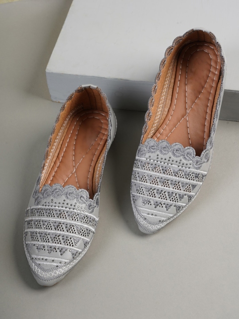 

Style Shoes Women Grey Ballerinas Flats