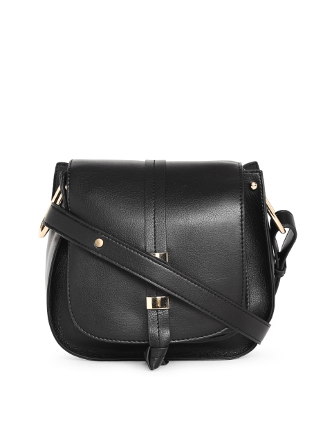 

Van Heusen Woman Black Solid Sling Bag
