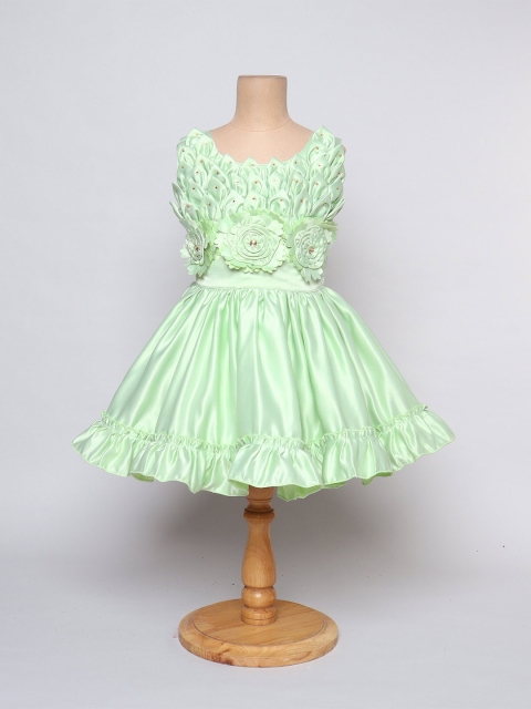 

The Magic Wand Girls Floral Dress, Green