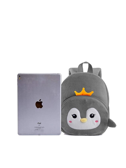 

Frantic Kids Graphic Velvet Backpack, Grey