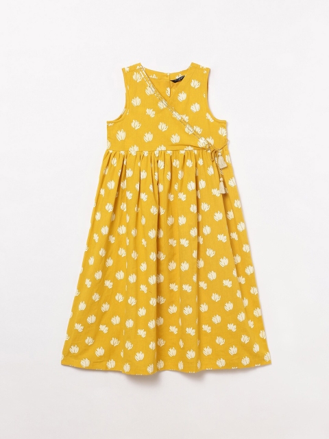 

Melange by Lifestyle Yellow Empire Dress