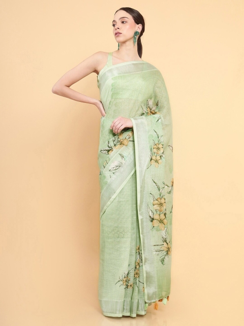 

Soch Green Floral Saree