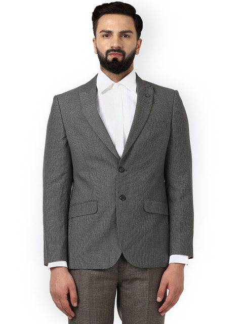 

Raymond Men Grey Formal Single-Breasted Blazer