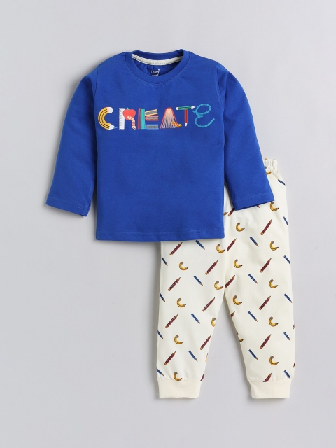 

Toonyport Boys Printed Cotton Co-Ords, Blue