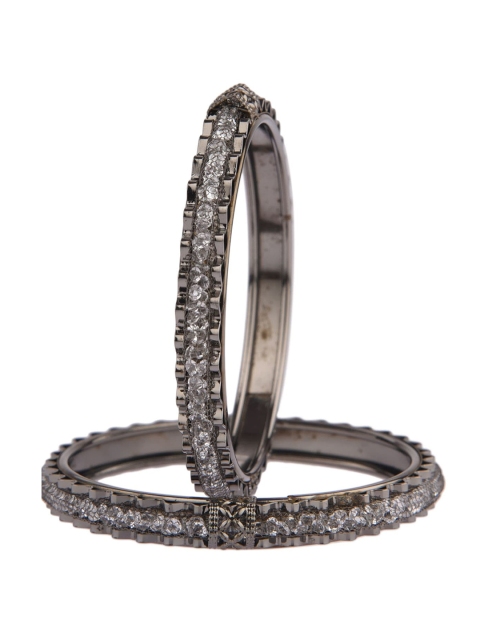 

Efulgenz Women Black Bangle