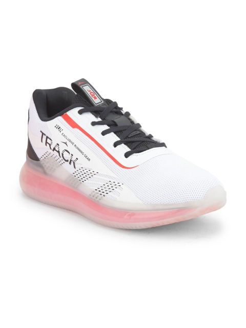 

JQR Men White Mesh Running Shoes