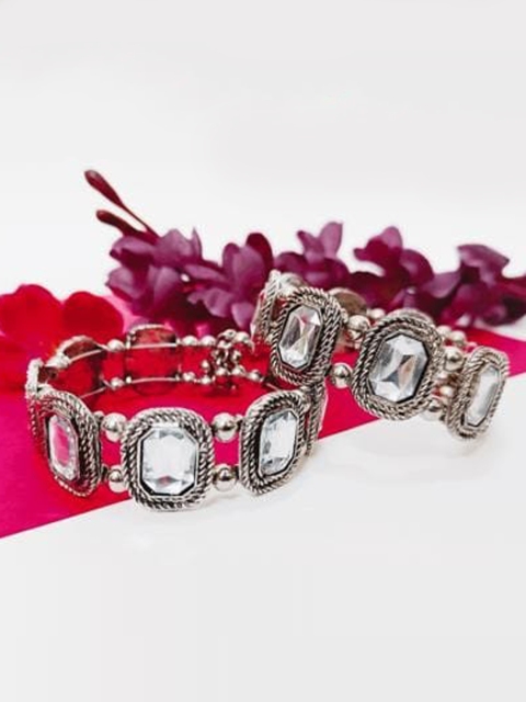 

Krelin Silver-Plated Oxidised Bracelet