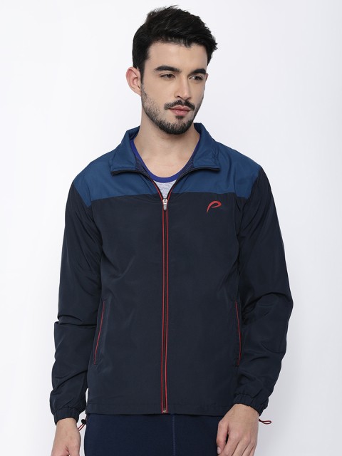 

Proline Active Men Navy Windcheater Jacket, Navy blue