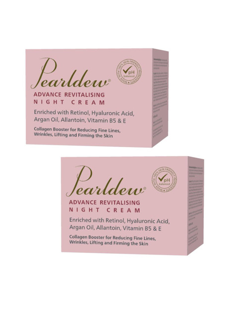 

Pearldew Set Of 2 Advance Revitalising Night Cream 100 gm, Na