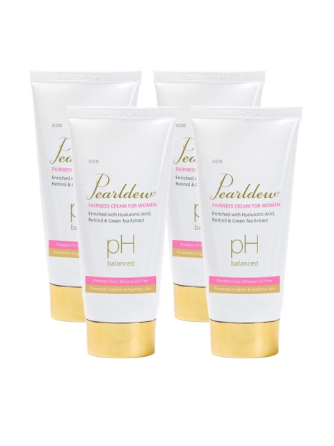 

Pearldew Set Of 4 Fairness Cream 50gm, Na