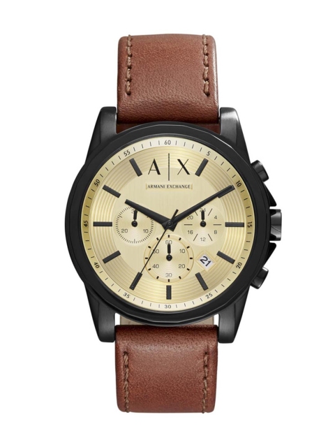 Armani Exchange Men Gold-Toned Chronograph Watch AX2511 available at myntra for Rs.12145