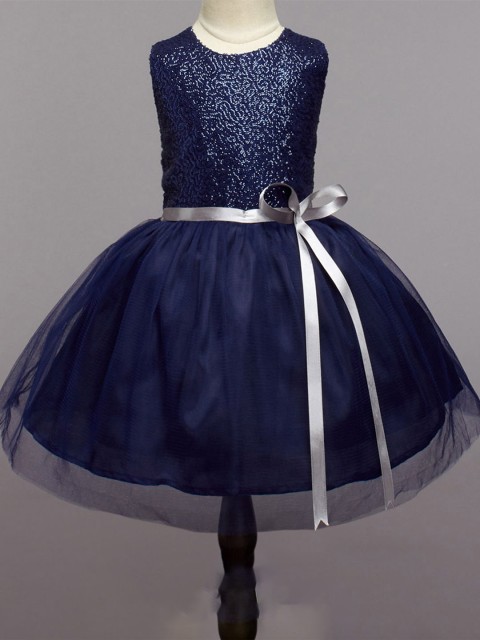 

The Magic Wand Blue Embellished Maxi Dress
