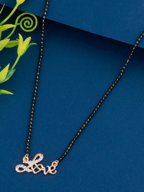 

Silver Shin Gold-Plated Gold-Colored Mangalsutra