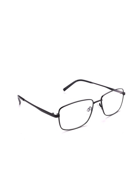 

Intellilens Unisex Transparent & Black Full Rim Rectangle Frames