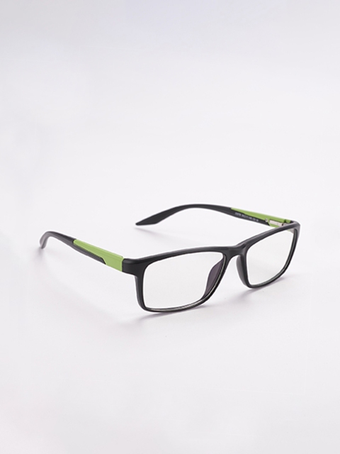 

Intellilens Unisex Green & Black Full Rim Rectangle Frames