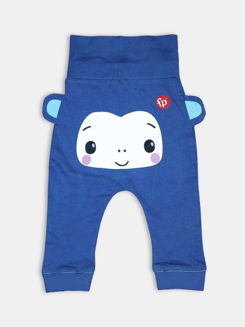 

Hopscotch Boys Blue Animal Print Track Pants