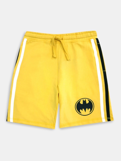 

Hopscotch Boys Yellow Printed Shorts